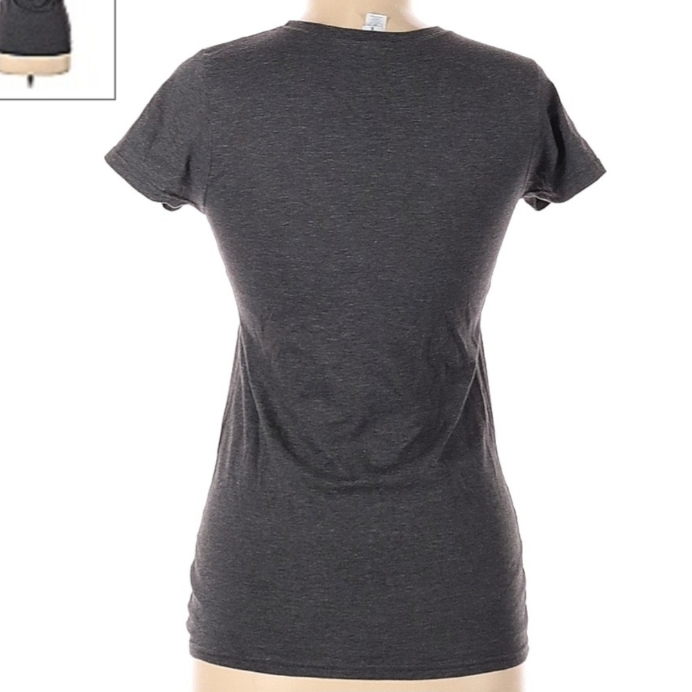 Delta Ringspun Cocoa Beach Florida Grey Graphic T-Shirt Tee Women’s Medium M EUC - Picture 2 of 5